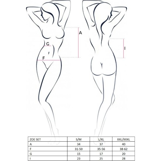 Passion Woman Sets PASSION - WOMAN ZOE SET SIZE S/M