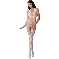 Passion Woman PASSION - WOMAN BS065 WHITE BODYSTOCKING ONE SIZE