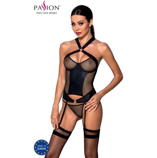 Passion Woman PASSION - AMANDA ECOLOGICAL LEATHER CORSET S/M