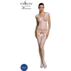Passion Woman Bodystockings PASSION - ECO COLLECTION BODYSTOCKING ECO BS014 WHITE