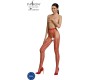 Passion Woman Garter & Stock PASSION - ECO COLLECTION BODYSTOCKING ECO S007 RED