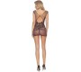 Passion Woman Bodystockings PASSION - BS111 BLACK LACE BODYSTOCKING