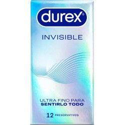 Durex Condoms DUREX - ULTRA THIN INVISIBLE CONDOMS 12 UNITS