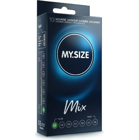 My Size Mix MY SIZE - MIX CONDOMS 47 MM 10 UNITS