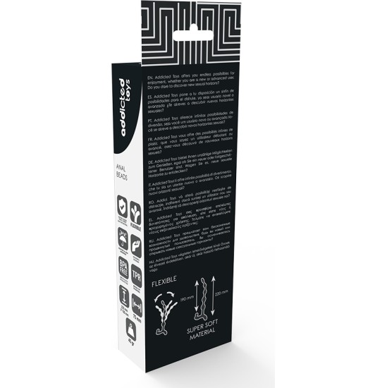 Addicted Toys ANAL BALLS 22 CM BLACK