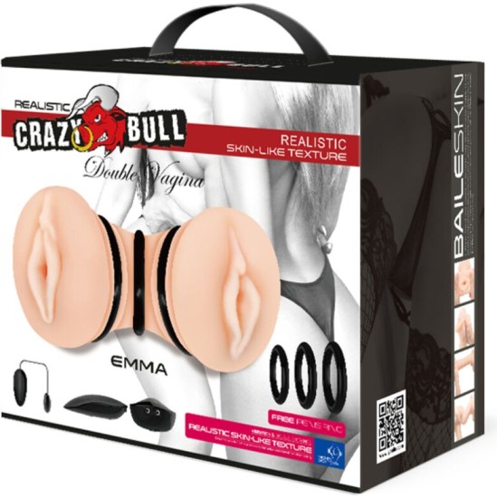 Crazy Bull EMMA REALISTIC DOUBLE VAGINA MASTURBATOR