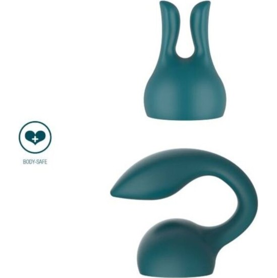 Xocoon ATTACHMENTS PERSONAL MASSAGER GREEN