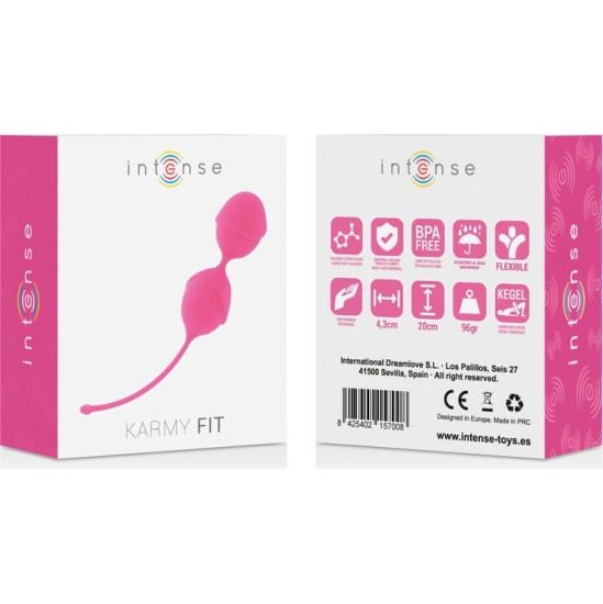 Intense Health & Fun INTENSE KARMY FIT KEGEL SILICONE FUCHSIA