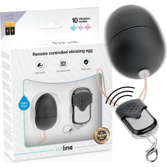 Online REMOTE CONTROL VIBRATING EGG S BLACK