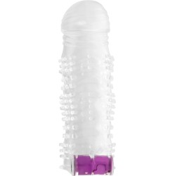 Ohmama Stimulating OHMAMA - TEXTUsarkans PENIS SHEATH WITH VIBRATING BULLET