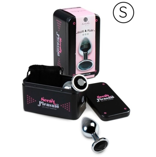 Secretplay Toys SECRETPLAY ANAL PLUG BLACK S