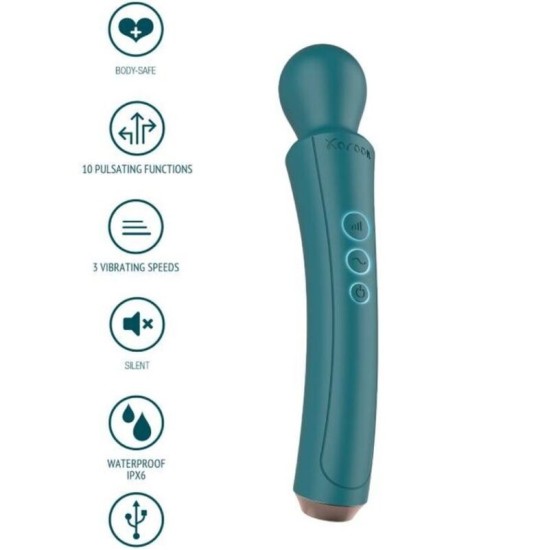 XocoonIzliekts vibrators zaļš