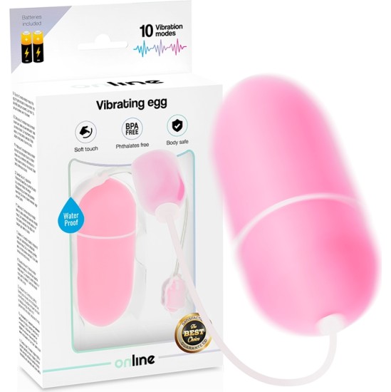 Online PINK WATERPROOF VIBRATING EGG