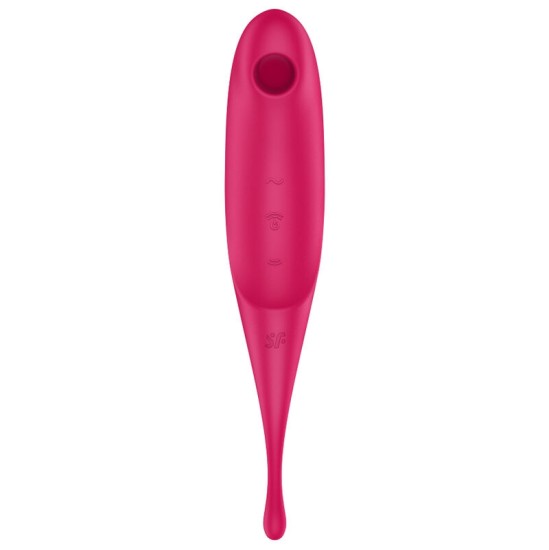 Satisfyer Gaisa plūsmas vibrators — sarkans