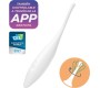 Satisfyer Connect SATISFYER TWIRLING JOY CLIT TIP VIBRATOR - WHITE