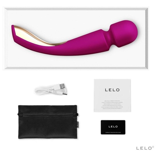 Lelo МАССАЖЕР SMART WAND 2 СРЕДНИЙ ГЛУБОКИЙ РОЗОВЫЙ