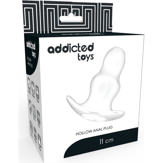 Addicted Toys anālais spraudnis caurspīdīgs 9,5 CM