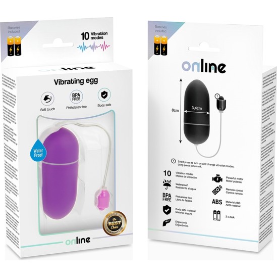 Online LILAC WATERPROOF VIBRATING EGG