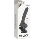 Basecock REALISTIC VIBRATOR REMOTE CONTROL BLACK 19 CM