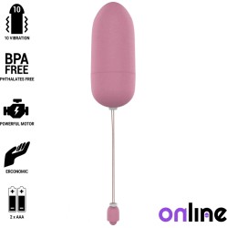 Online rozā krāsā ūdensdroša vibrējoša ola