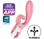 Satisfyer Vibrators ar klitora stimulātoru — rozā