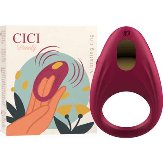 Cici Beauty PREMIUM SILIKONINIS VIBRAVIMAS ŽIEDAS