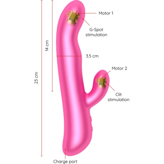 Oninder OSLO VIBRATION & ROTATION rozā – TASUTA RAKEND