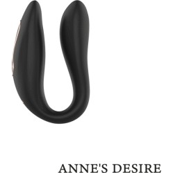 Anne's Desire Stimulātors ar tālvadības pulksteņa tehnoloģiju melns/zelta