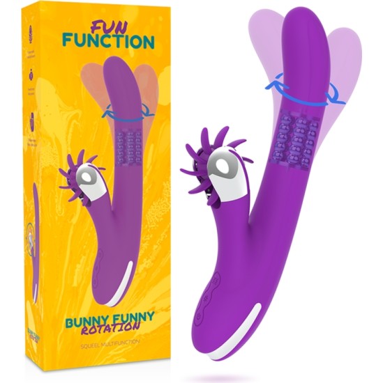 Fun Function Vibrators ar klitora stimulātoru