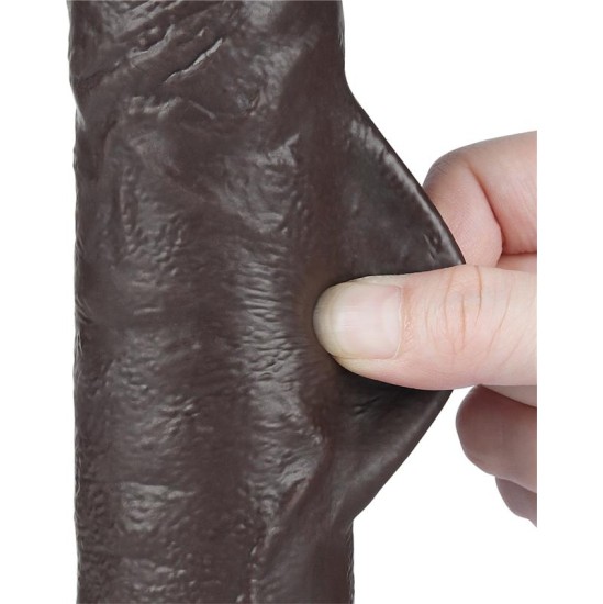 Lovetoy Sliding Skin Dual Layer Dildo 9.5