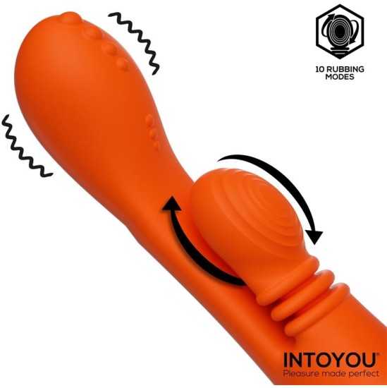 Intoyou Ethan Vibrator 360? G-spot Massage with Multifunction Caps