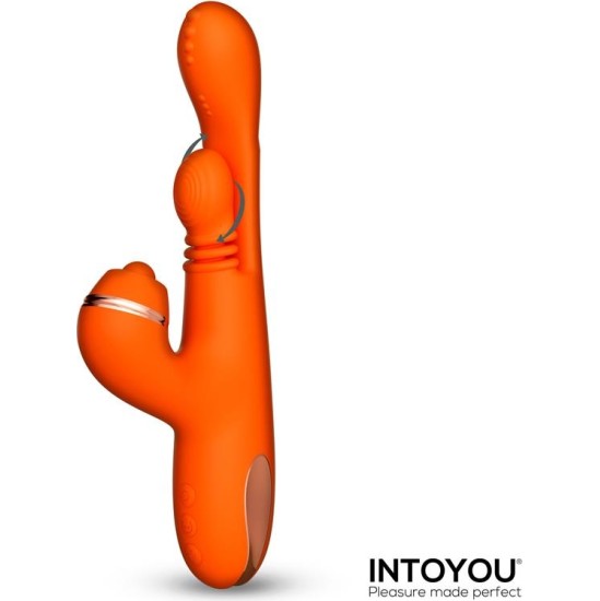 Intoyou Ethan Vibrator 360? G-spot Massage with Multifunction Caps