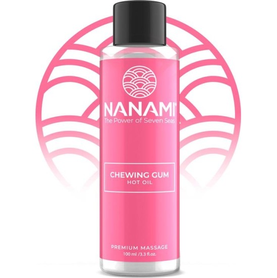 Nanami Hot Oil Massage Chewing Gum Aroma Heat Effect 100 ml