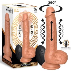 Centauro Octavius Dildo with Thrusting, 360? Waving and Vibrating 7.8 - 20 cm