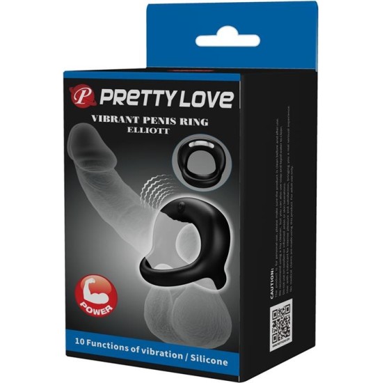 Prettylove Elliot Vibrating Penis Ring