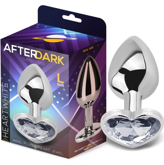 Afterdark Heart Shaped Butt Plug Size Talla L