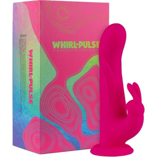 Feelztoys Whirl-Pulse Vibe and Rotator Remote Control Waterproof USB