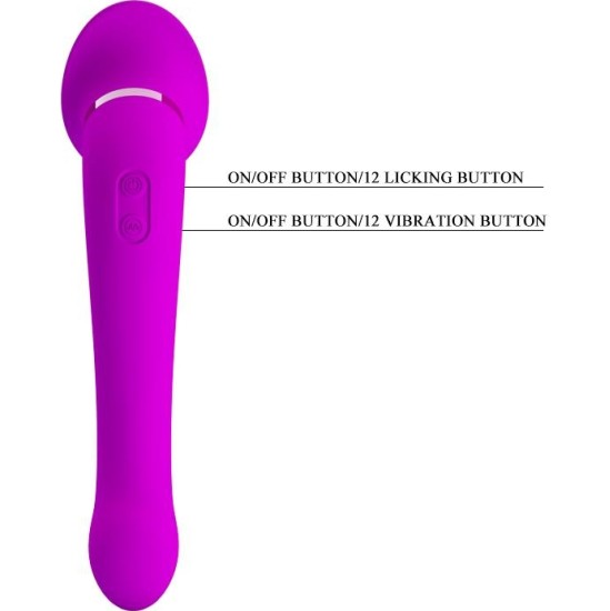 Prettylove Faust Licking Vibrator USB