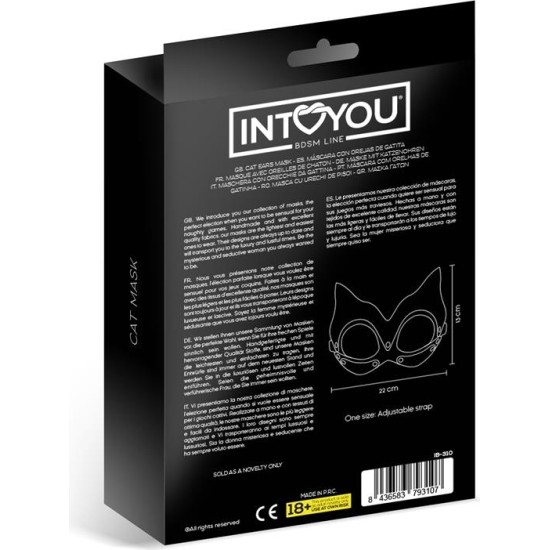 Intoyou Bdsm Line Kaissy Cat Mask Adjustable