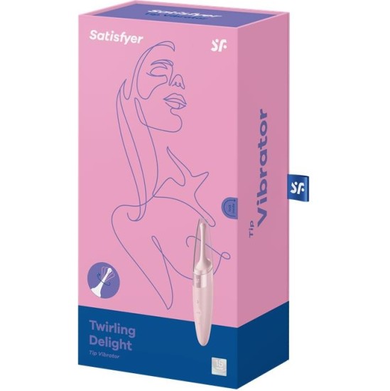 Satisfyer Twirling Delight Rotating Stimulator Rose