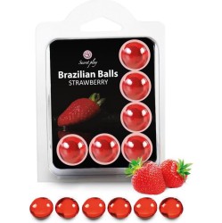 Secret Play Brazilian Balls Set 6 Strawberry