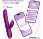 Intoyou App Series Sendel Vibe with Up and Down Internal Beads Ring and Pulsation with App