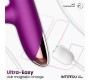 Intoyou App Series Sendel Vibe with Up and Down Internal Beads Ring and Pulsation with App