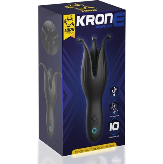 Minothor Krone Tip Cup Masturbator for Men Silicone USB