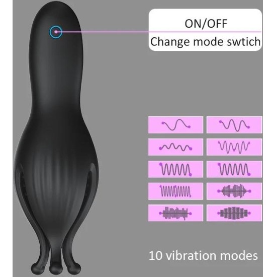 Minothor Krone Tip Cup Masturbator for Men Silicone USB