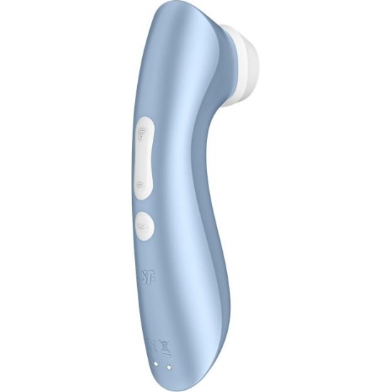 Satisfyer Pro 2+ Clitoris Sucker with Vibration Blue