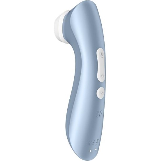 Satisfyer Pro 2+ Clitoris Sucker with Vibration Blue