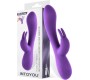 Intoyou Mauve Mauve Liquefied Silicone Unibody Vibe USB Purple
