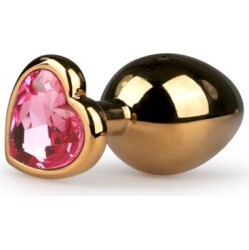Easytoys Metal Anal Plug No. 7 - Gold / Pink