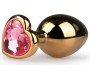 Easytoys Metal Anal Plug No. 7 - Gold / Pink